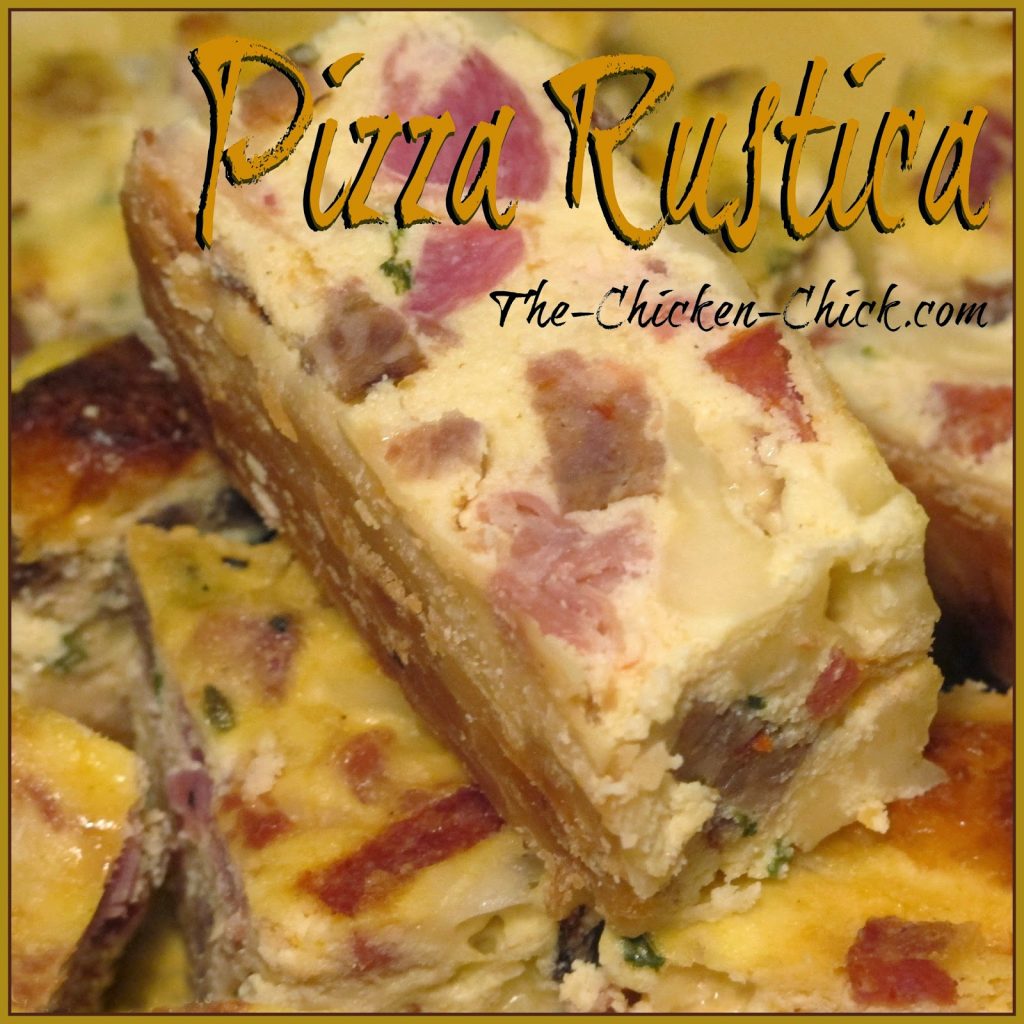 Clever Chicks Blog Hop 27 with Pizza Rustica Recipe The Chicken Chick®