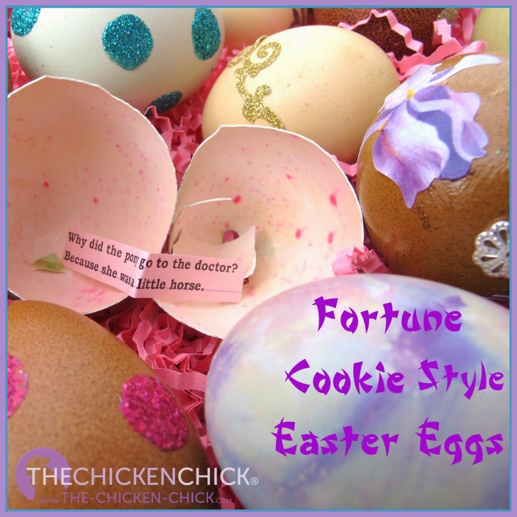 Fortune Cookie Style Easter Eggs The Chicken Chick®