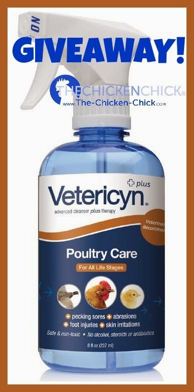 Vetericyn and The Chicken Chick celebrate National Poultry Day March 19th with a Giveaway-palooza Vetericyn and The Chicken Chick celebrate National Poultry Day March 19th with a Giveaway-palooza
